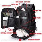 Load image into Gallery viewer, SWISS MILITARY 17.3” Expandable Travel Backpack – Waterproof Large Capacity Laptop & Sports Bag