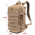 Load image into Gallery viewer, Tactical MOLLE Backpack – Waterproof EDC Outdoor Hunting & Trekking Rucksack (46cm)