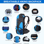 Load image into Gallery viewer, 65L Waterproof Climbing Backpack – Large Capacity Camping & Trekking Rucksack