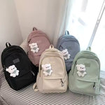 Load image into Gallery viewer, Trendy Waterproof College Laptop Backpack 20–35L – High Capacity School & Travel Bag