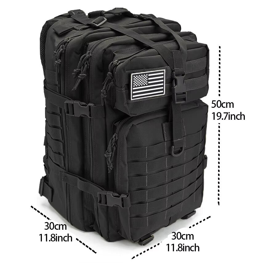 30L / 50L Tactical Backpack – Molle Assault Pack for Travel, Hiking & EDC