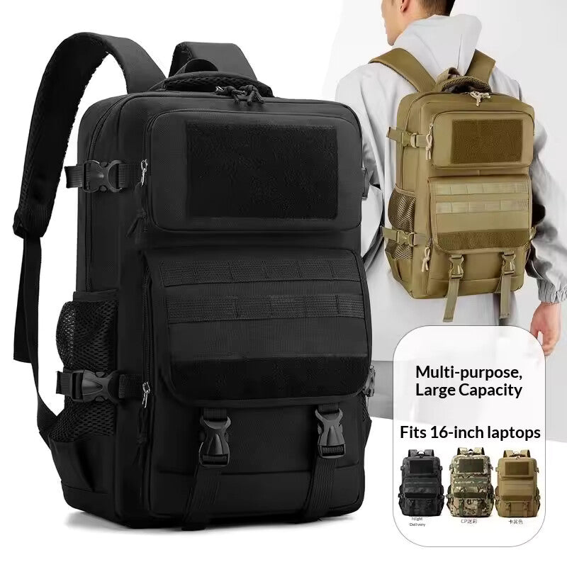 Large Capacity Tactical Mountaineering Backpack – Foldable Camouflage Outdoor Travel Bag