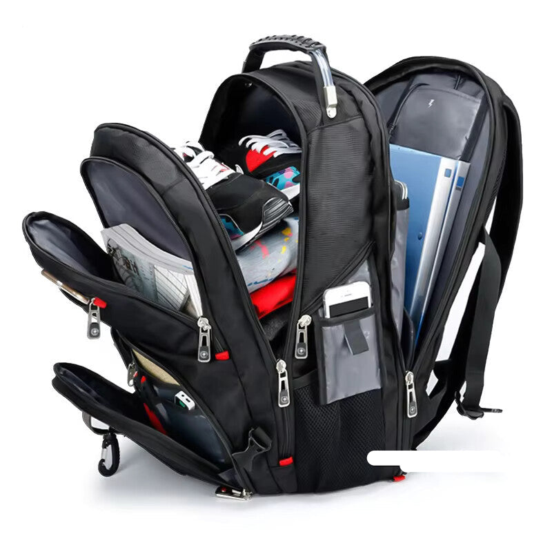 MILITARY 23” Laptop Backpack – Waterproof Large Capacity Travel & Business Bag with USB Charging