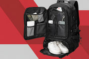 SWISS MILITARY 17.3” Expandable Travel Backpack – Waterproof Large Capacity Laptop & Sports Bag