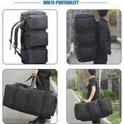 100L Camping & Travel Backpack – Large Capacity Tactical Duffel with Multi-Carry Design