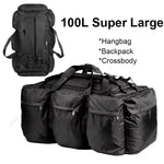 Load image into Gallery viewer, 100L Camping &amp; Travel Backpack – Large Capacity Tactical Duffel with Multi-Carry Design