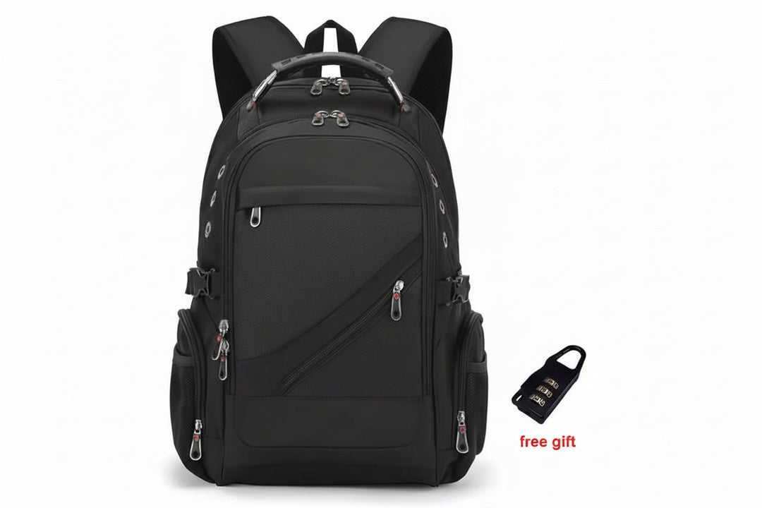 Waterproof 17” / 20” Laptop Backpack with USB Charging & Anti-Theft Lock – Travel & School Rucksack
