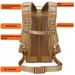 Load image into Gallery viewer, Tactical MOLLE Backpack – Waterproof EDC Outdoor Hunting &amp; Trekking Rucksack (46cm)