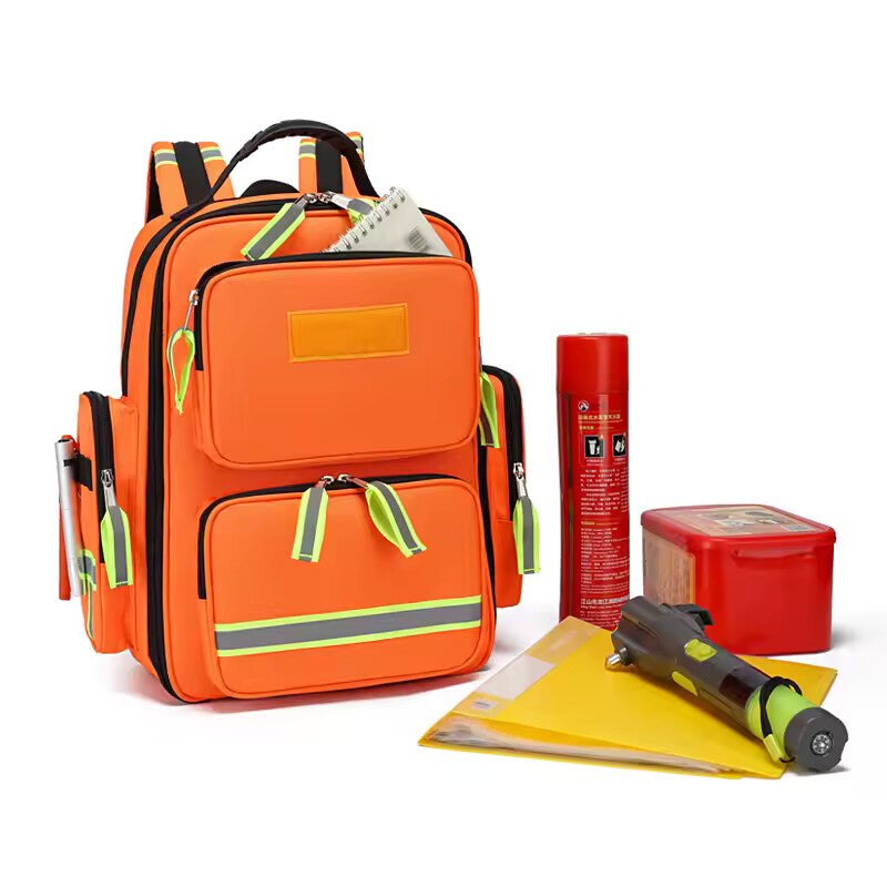 Large Capacity First Aid Backpack – Waterproof Emergency Rescue & Outdoor Medical Storage Bag