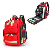 Large Capacity First Aid Backpack – Waterproof Emergency Rescue & Outdoor Medical Storage Bag