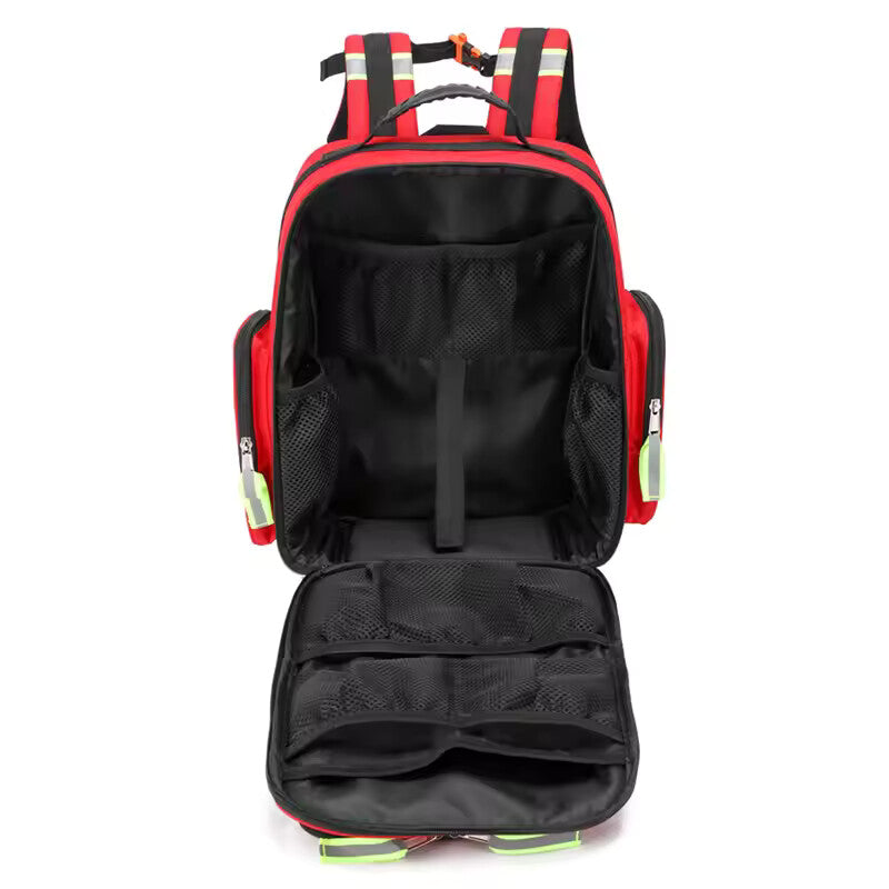 Large Capacity First Aid Backpack – Waterproof Emergency Rescue & Outdoor Medical Storage Bag