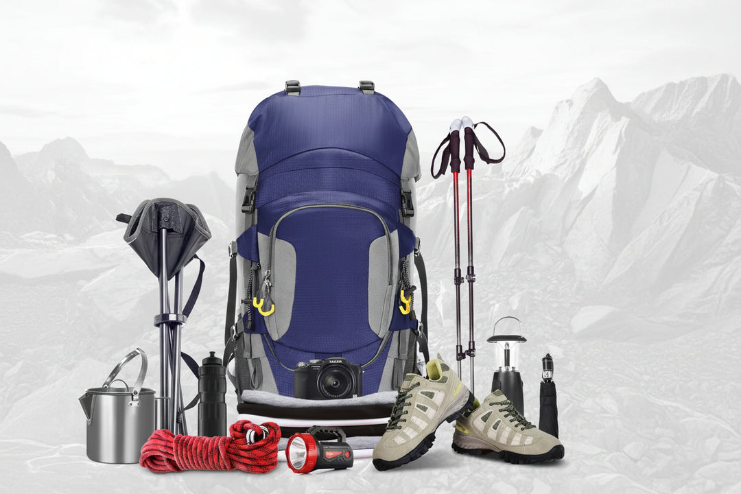 60L Waterproof Hiking Backpack – Camping & Mountain Climbing Rucksack with Rain Cover