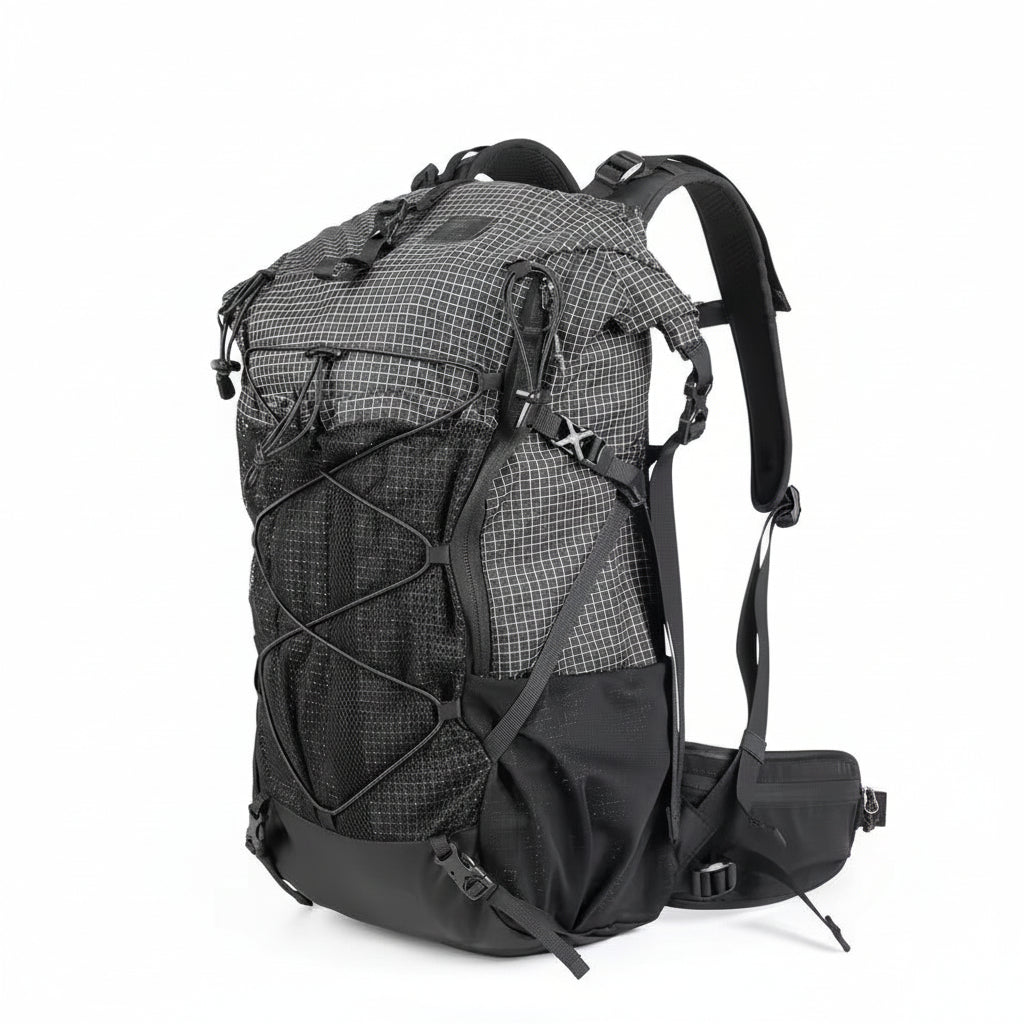 30+5L Lightweight Hiking Backpack – Waterproof Breathable Mountaineering Daypack