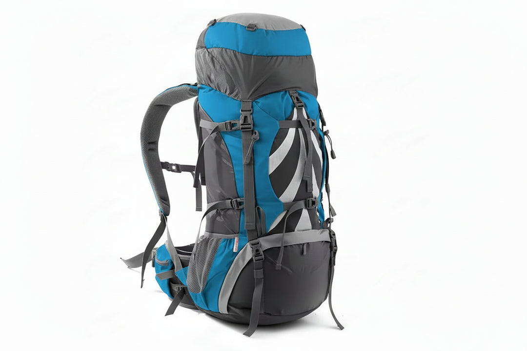 70L+5L Tanfeng Hiking Backpack – Waterproof Mountaineering Rucksack with Rain Cover