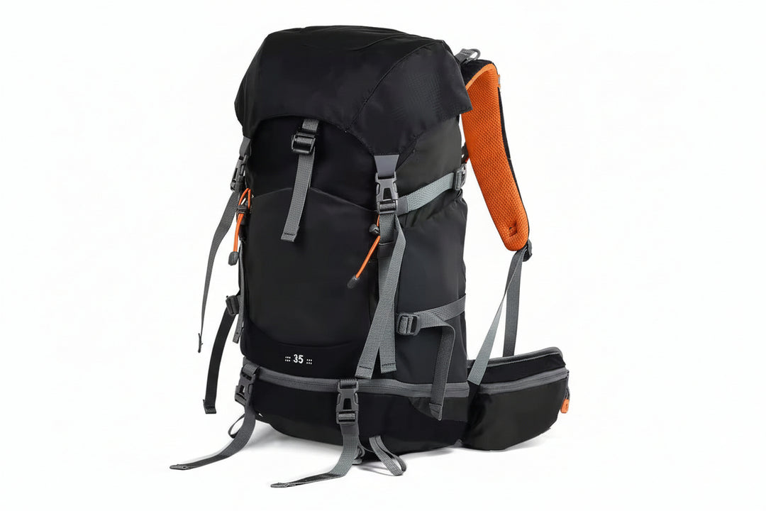 35L Camping Backpack – Waterproof Lightweight Hiking & Travel Bag with Rain Cover
