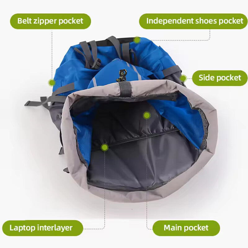 45L Camping & Hiking Backpack – Outdoor Climbing & Travel Rucksack
