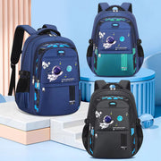 Kids Astronaut School Backpack – Waterproof Primary Book Bag for Boys