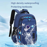 Load image into Gallery viewer, Kids Astronaut School Backpack – Waterproof Primary Book Bag for Boys