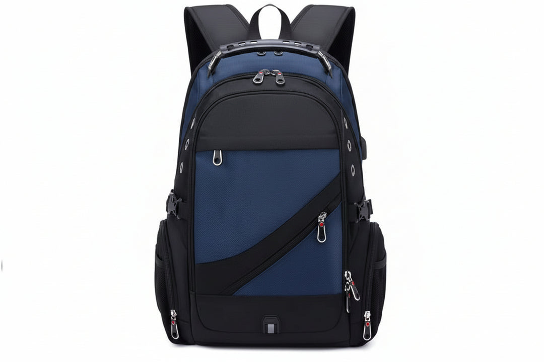 2025 Waterproof 17” Laptop Backpack with USB Charging & Anti-Theft Lock – 38L Travel & School Bag