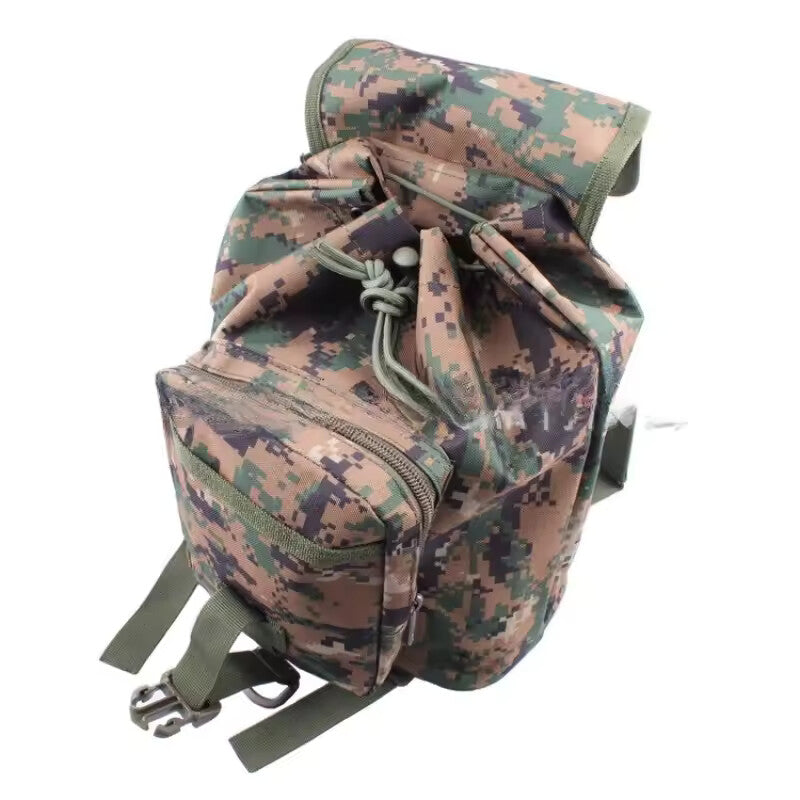 Camouflage Military Style Single-Shoulder Backpack – Compact Outdoor Travel Sling Bag