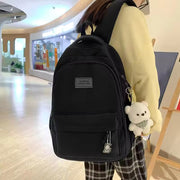 Trendy Waterproof College Laptop Backpack 20–35L – High Capacity School & Travel Bag