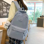 Load image into Gallery viewer, Trendy Waterproof College Laptop Backpack 20–35L – High Capacity School &amp; Travel Bag